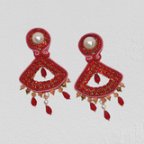 Margot Red Collection - Rhinestones and Crystals