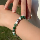 Hematite Plate with Anchor, White Agate, Green Agate, Hematite Cubes