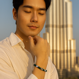 Hematite Plate and Anchor, Onyx, Tiffany Agate, Hematite Cubes