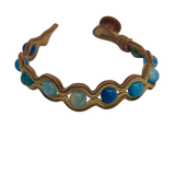 Blue Banded Agate embroidery