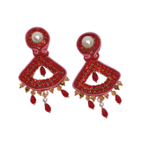 Margot Red Collection - Rhinestones and Crystals