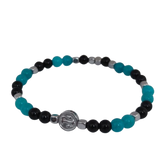 Hematite Plate and Anchor, Onyx, Tiffany Agate, Hematite Cubes