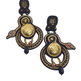 Gold Buttons Collection - Vintage Buttons with Rhinestones