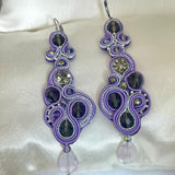 Carlotta Earrings — Violet Symphony Collection