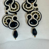 Luciana Earrings — Noir Elegance Collection