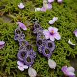 Carlotta Earrings — Violet Symphony Collection