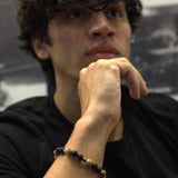 Hematite Plate with Anchor, Paesina Stone, Sunstone, Hematite Cubes