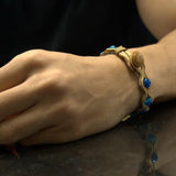 Blue Banded Agate embroidery