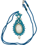 Regina Collection – Mother-of-Pearl & Turquoise Necklace