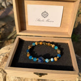 Sir Luxury – Lapis & Striped Blue Agate